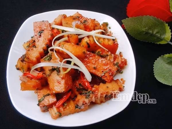 troi mat lam noi gio kho dua nong hoi thom ngon mien ban