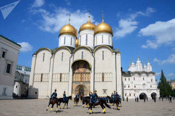 photo man doi gac cua trung doan kremlin bao ve tong thong nga