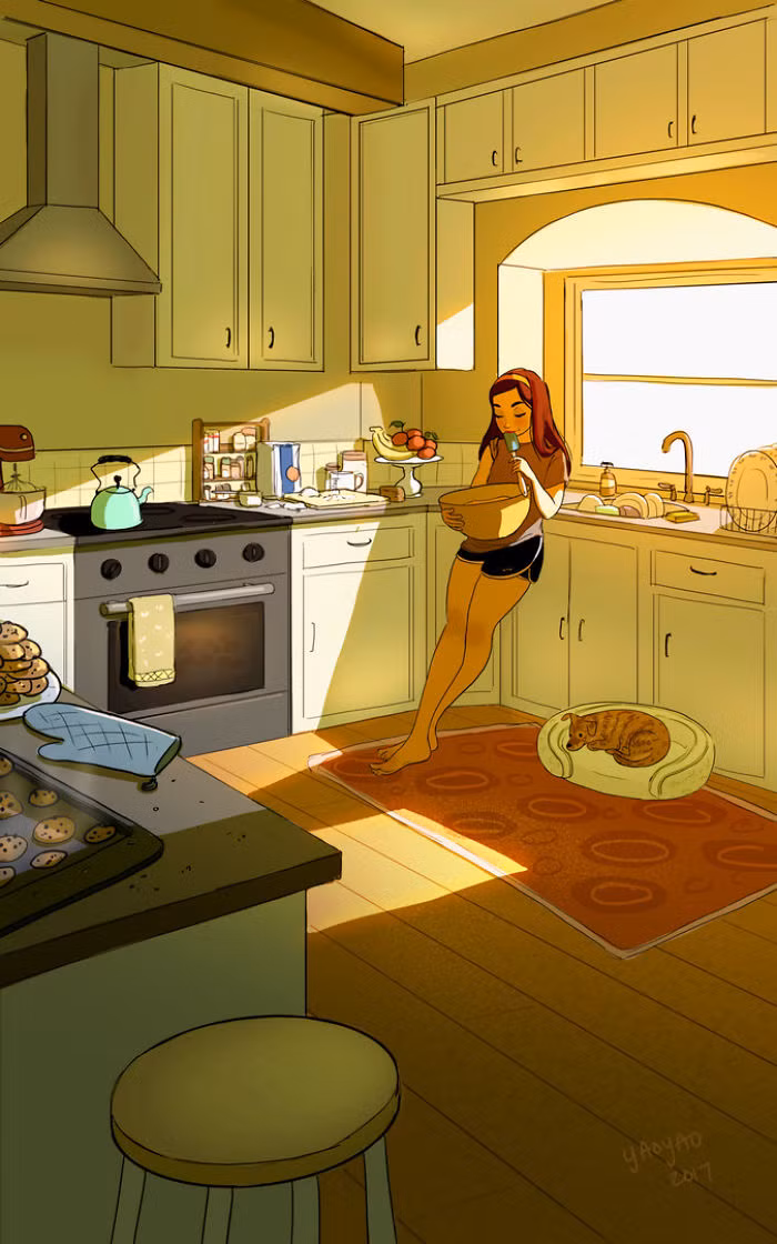 bo tranh mach nho phu nu cach yeu ban than neu song mot minh