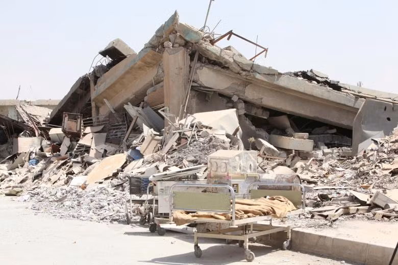 photo is sup do mosul tai thiet benh vien al khansa