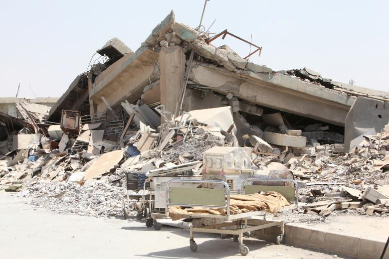 photo is sup do mosul tai thiet benh vien al khansa