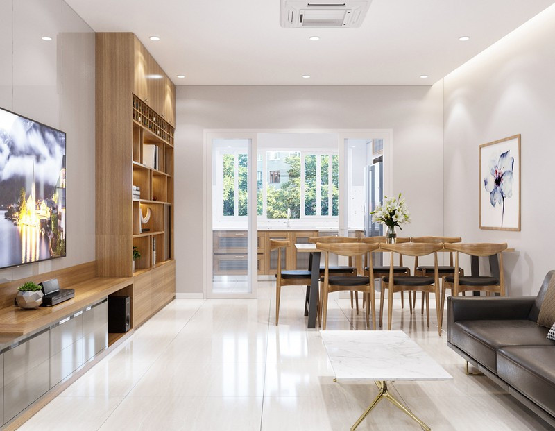 nhà phố hiện đại dành cho những gia đình bận rộn hình 2 Nhà phố hiện đại dành cho những gia đình bận rộn
