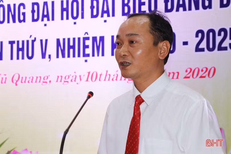 “Bài ca dâng Đảng” chào mừng thành công Đại hội Đảng bộ huyện Vũ Quang