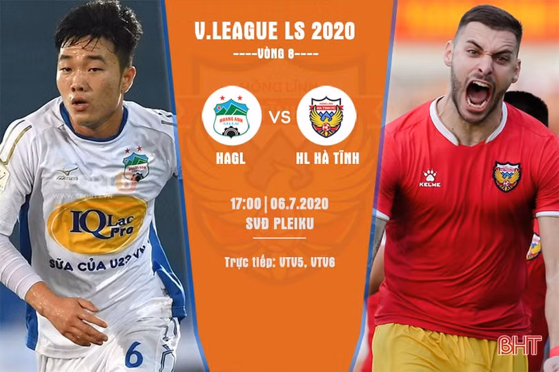 Xem trực tiếp Hoàng Anh Gia Lai với Hồng Lĩnh Hà Tĩnh tại vòng 8 V.League