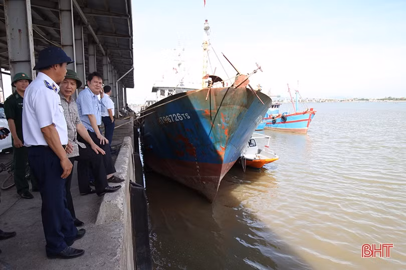 Ban Chỉ đạo Trung ương về phòng chống thiên tai kiểm tra thực tế tại Hà Tĩnh