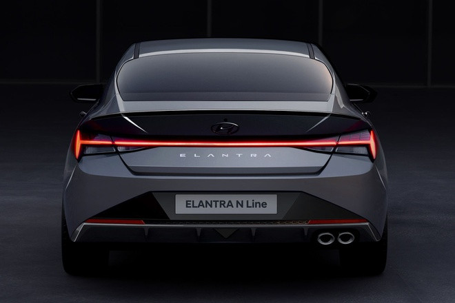 Hyundai Elantra N Line lộ thiết kế, cạnh tranh Mazda3 Turbo