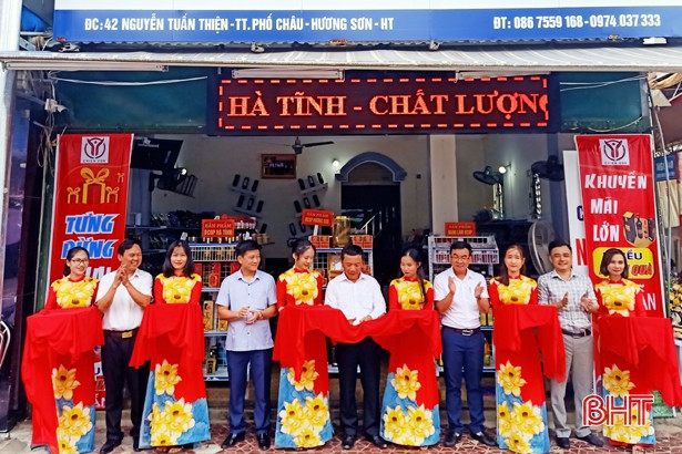 Khai trương cửa hàng sản phẩm OCOP tại Hương Sơn