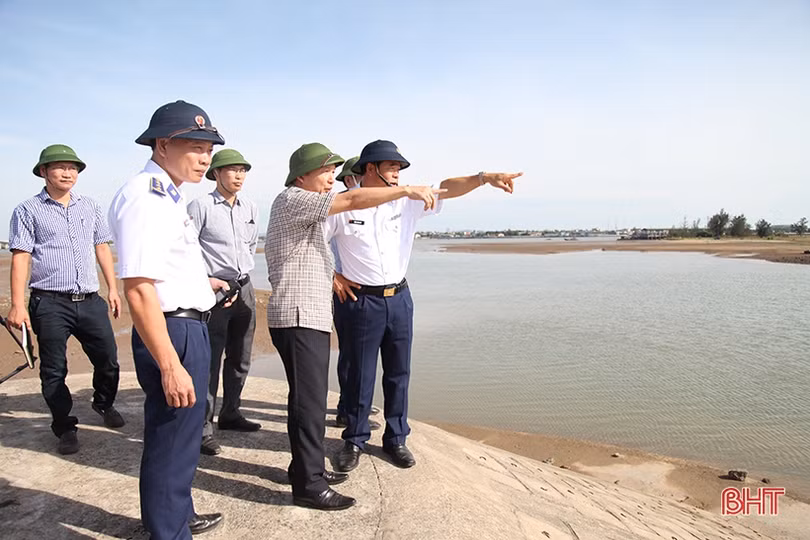 Ban Chỉ đạo Trung ương về phòng chống thiên tai kiểm tra thực tế tại Hà Tĩnh