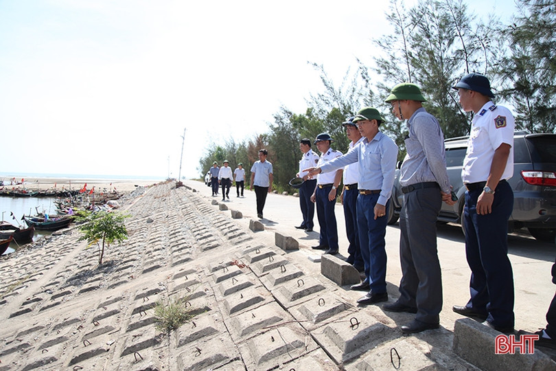 Ban Chỉ đạo Trung ương về phòng chống thiên tai kiểm tra thực tế tại Hà Tĩnh
