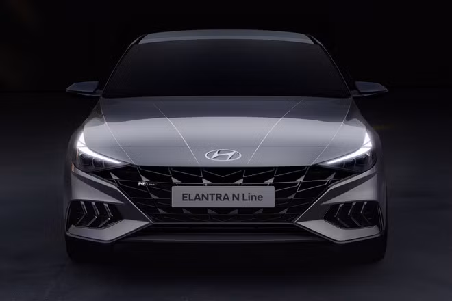 Hyundai Elantra N Line lộ thiết kế, cạnh tranh Mazda3 Turbo