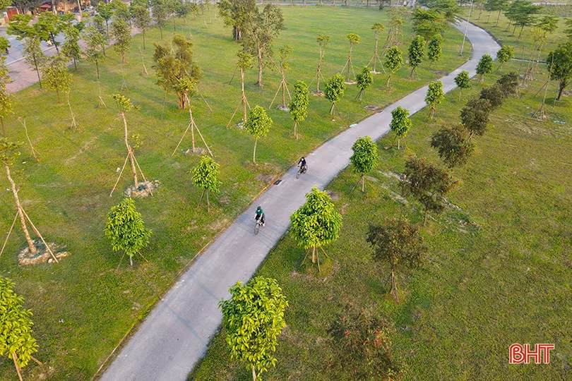 Những góc phố mướt xanh tại TP Hà Tĩnh