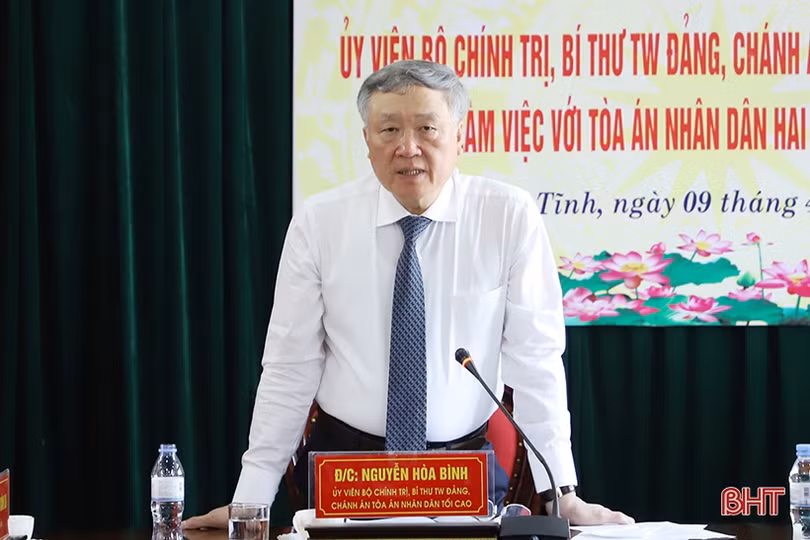 TAND hai cấp Hà Tĩnh tích cực giải quyết các vụ việc, triển khai thực hiện phiên tòa trực tuyến