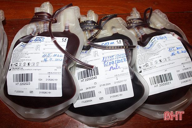 Ngày hội hiến máu tại Can Lộc thu về 243 đơn vị máu 