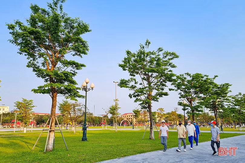 Những góc phố mướt xanh tại TP Hà Tĩnh