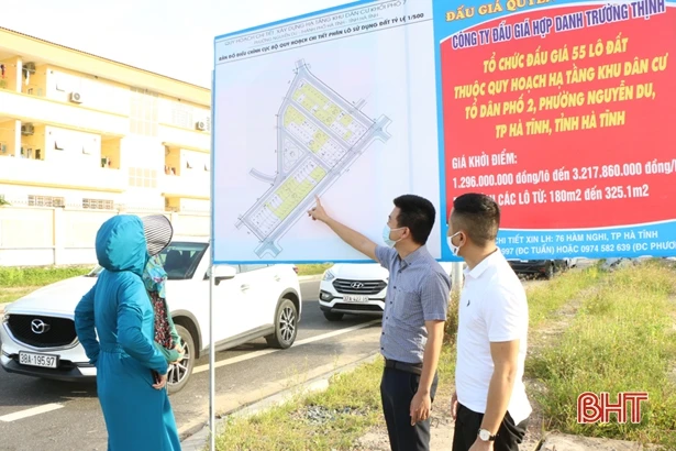 Hà Tĩnh lập đoàn kiểm tra hoạt động đấu giá đất