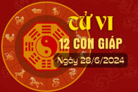 Xem tử vi 12 con giáp hôm nay ngày 28/6/2024.