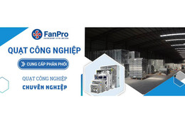 Quạt thông gió vuông nhà xưởng FanPro - giải pháp làm mát công nghiệp hiệu quả