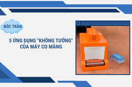Ứng dụng "không tưởng" của máy co màng Yamafuji