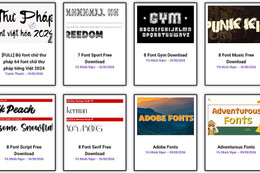 Fonts Việt – nơi khởi nguồn của những bộ font chữ thuần Việt