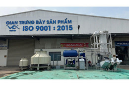 Máy làm đá công nghiệp Việt An hiệu suất cao, đá tinh khiết