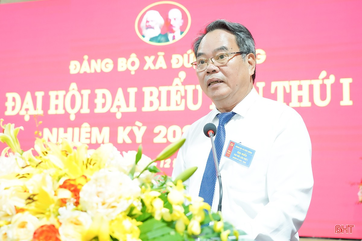 Trưởng ban Nội chính Tỉnh ủy Nguyễn Đình Hải phát biểu chỉ đạo tại đại hội. bqbht_br_d9.jpg