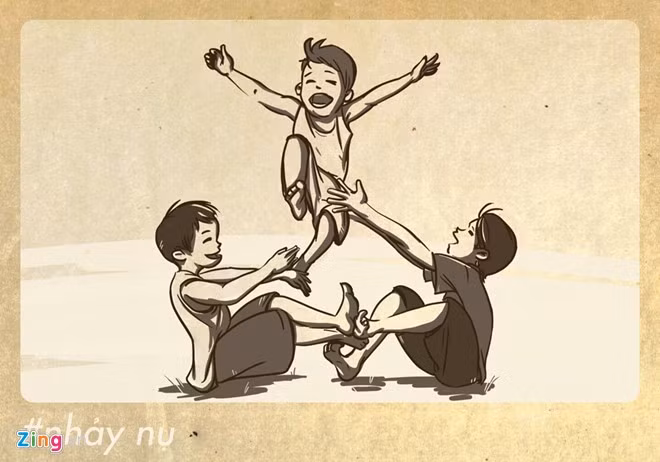 ai con nho nhung tro choi gan mot thoi tho au