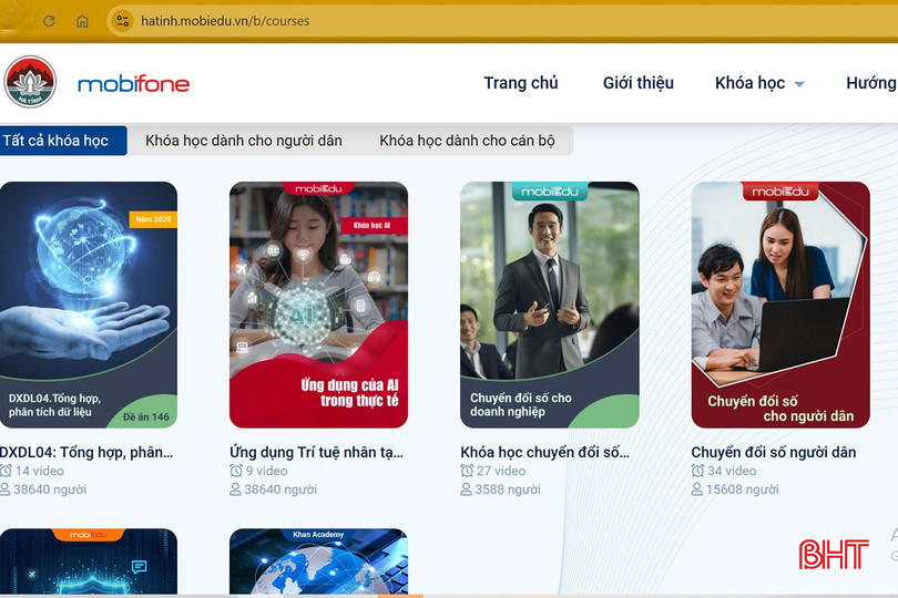 Các khóa học trên nền tảng MobiEdu được thiết kế theo hướng mở, dễ tiếp cận, phù hợp với nhiều nhóm đối tượng. bqbht_br_ah3.png