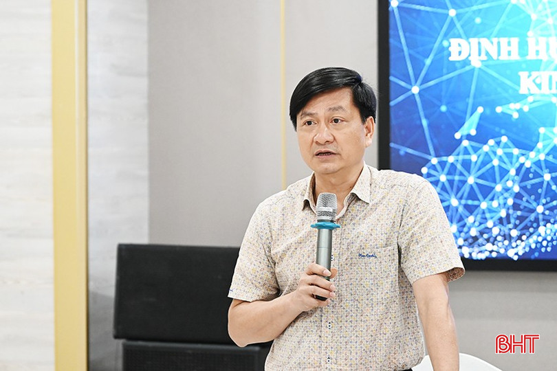 Phó Giám đốc Sở KH&CN Bùi Phong An bế mạc hội thảo. bqbht_br_1.jpg
