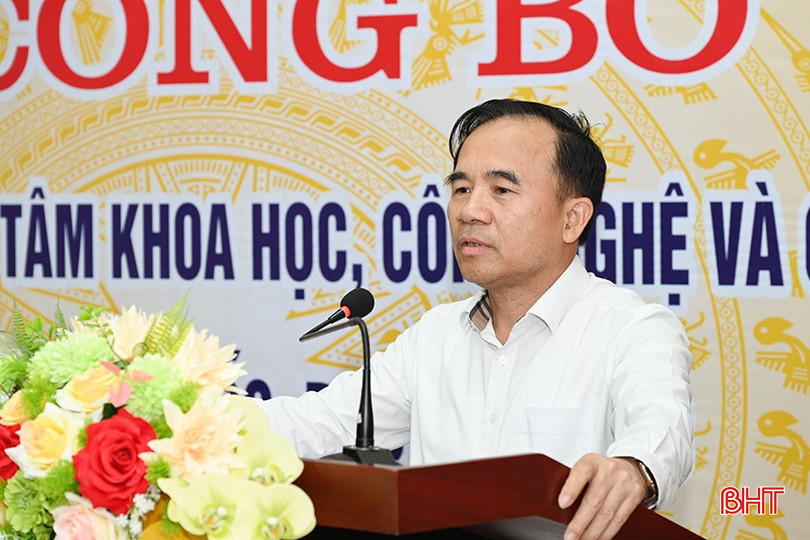 Giám đốc Sở KH&CN Bùi Quang Hoàn phát biểu chúc mừng. bqbht_br_2.jpg