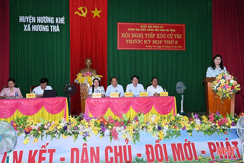 Đại biểu Bùi Thị Quỳnh Thơ - Ủy viên chuyên trách Ủy ban Kinh tế của Quốc hội thông tin về Kỳ họp thứ 8. 5-8854.jpg