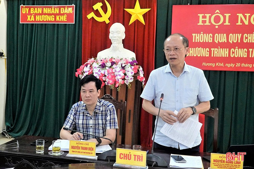Phó Chủ tịch Thường trực UBND tỉnh Nguyễn Hồng Lĩnh phát biểu chỉ đạo tại buổi làm việc. bqbht_br_3-4633.jpg