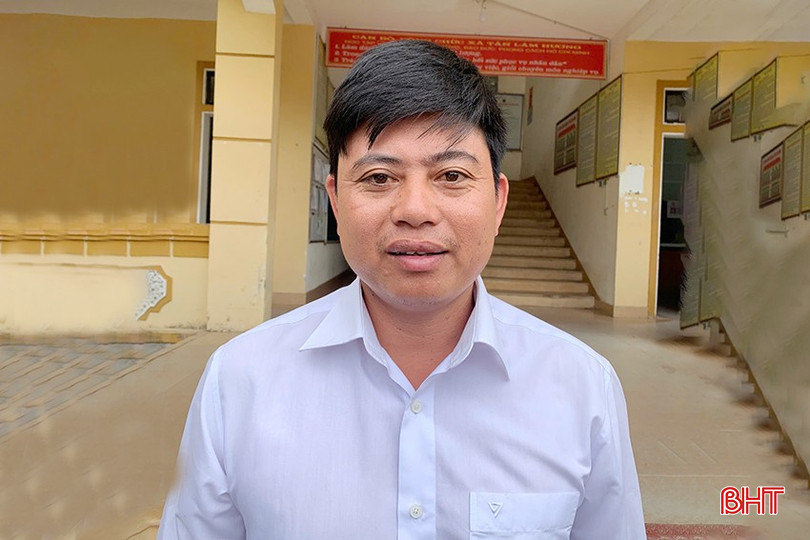 Ông Nguyễn Văn Sỹ, Chủ tịch Hội Nông dân xã Tân Lâm Hương, huyện Thạch Hà. 1.jpg