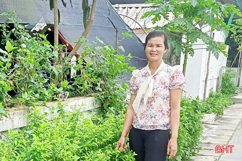 Bà Nguyễn Thị Hà - Chi hội trưởng Chi hội Nông dân thôn Yên Lập, xã Quang Lộc, huyện Can Lộc 4.jpg
