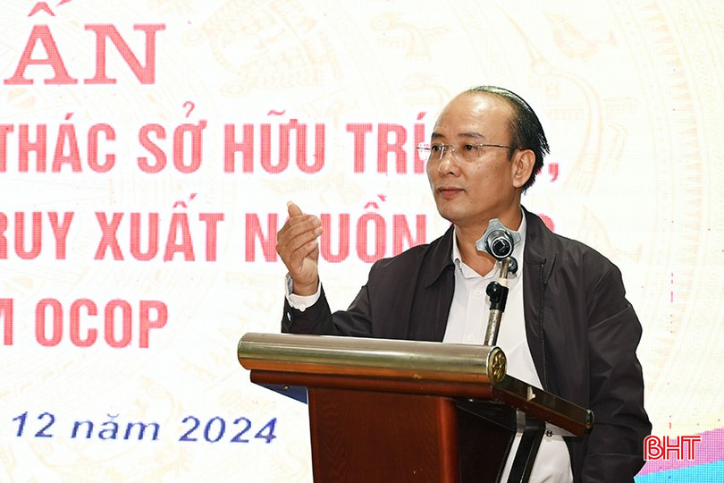 Ông Ngô Đình Long - Phó Chánh Văn phòng Điều phối nông thôn mới tỉnh: Đề nghị các chủ cơ sở OCOP mạnh dạn ứng dụng khoa học công nghệ vào sản xuất để nâng cao chất lượng sản phẩm, thực hiện chuyển đổi số để quản lý quy trình sản xuất và nhất là sử dụng công nghệ số để đẩy mạnh xúc tiến thương mại bqbht_br_2.jpg