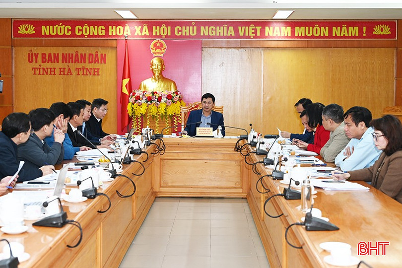 Phó Chủ tịch UBND tỉnh Lê Ngọc Châu chủ trì cuộc họp. bqbht_br_2.jpg