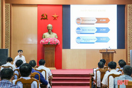 Hơn 130 đại biểu được tập huấn công tác phát ngôn, cung cấp thông tin cho báo chí