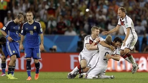 Đức và Argentina mới gặp nhau trong trận chung kết World Cup 2014
