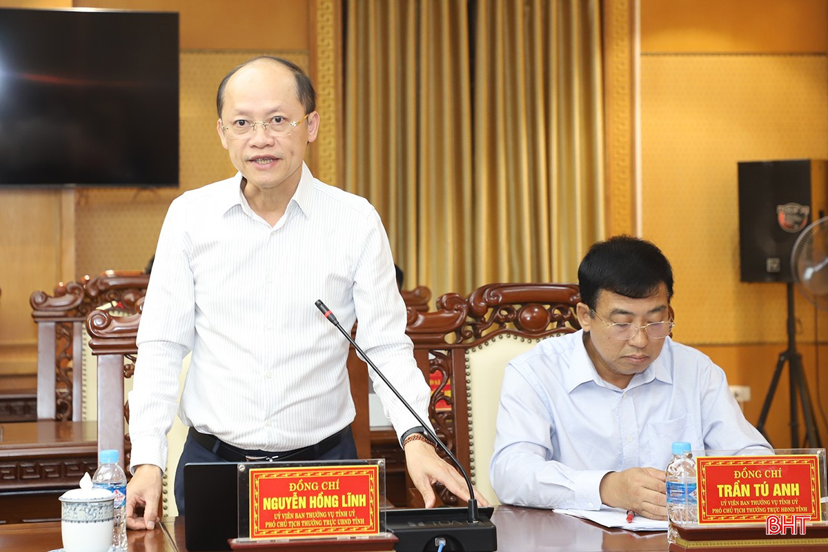 Phó Chủ tịch Thường trực UBND tỉnh Nguyễn Hồng Lĩnh góp ý một số nội dung về chủ đề, phương châm đại hội. bqbht_br_1-7150.jpg