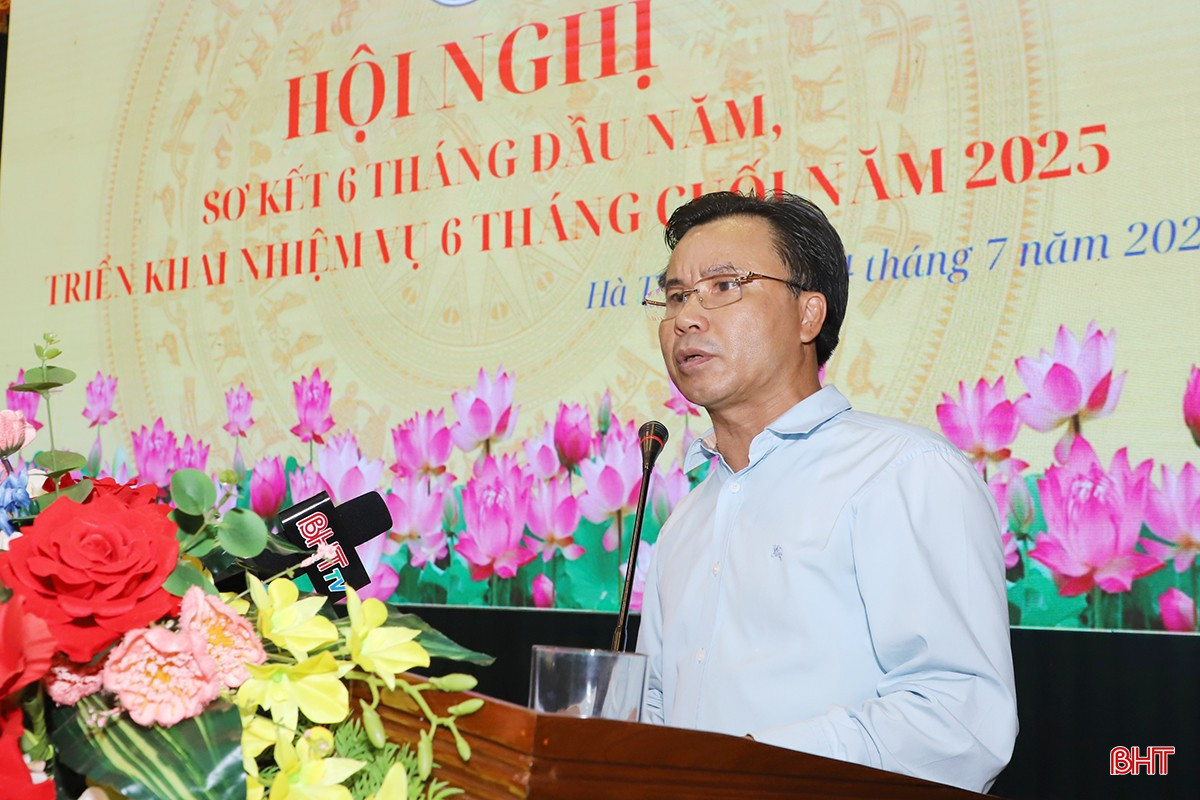 Giám đốc Sở NN&MT Lê Ngọc Huấn nêu một số đề xuất, kiến nghị trong những tháng cuối năm. bqbht_br_11.jpg