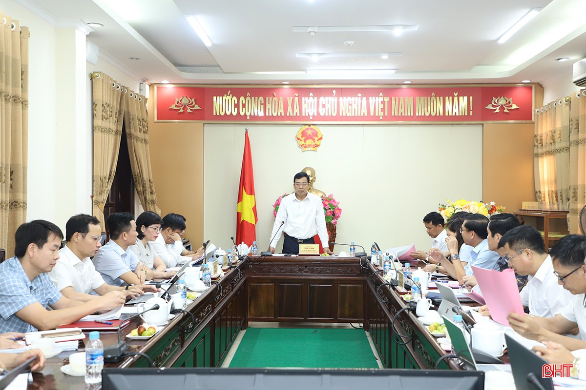 Phó Chủ tịch Thường trực HĐND tỉnh Trần Tú Anh chủ trì hội nghị. bqbht_br_6.jpg