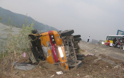 Hiện trường vụ tai nạn