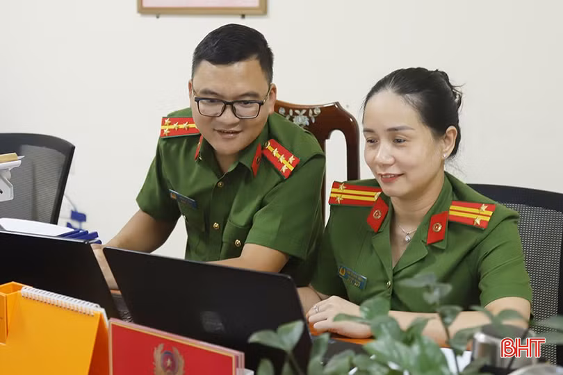 Công tác rà soát dữ liệu phục vụ giải quyết TTHC được Công an tỉnh Hà Tĩnh tiến hành thận trọng, bài bản.