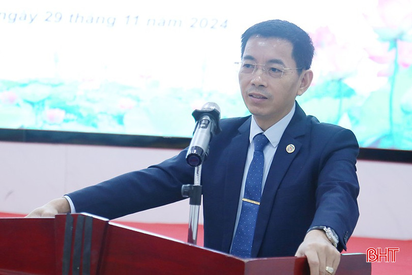 Giám đốc Sở Tư pháp Nguyễn Quốc Tuấn phát biểu khai mạc. bqbht_br_2.jpg
