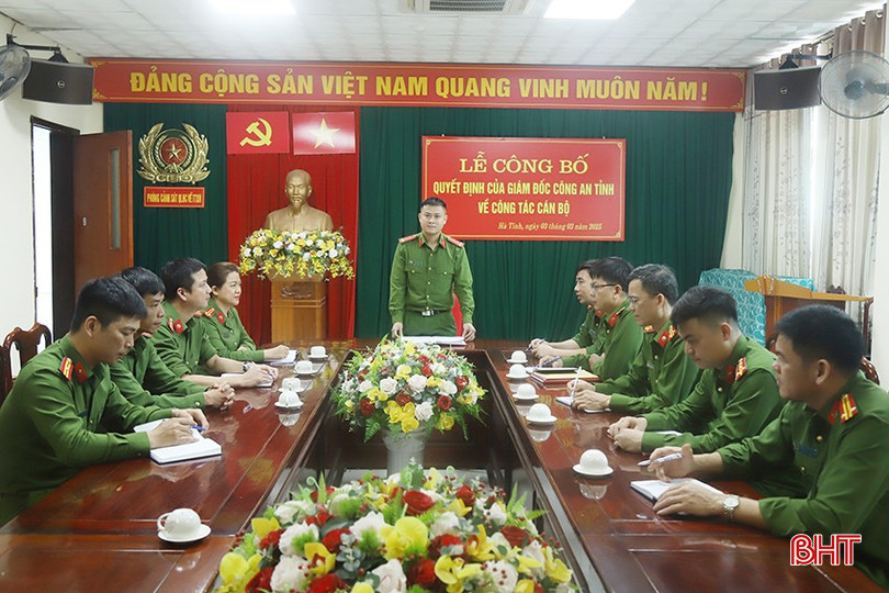 Đội hướng dẫn công tác CSKV (Phòng Cảnh sát QLHC về TTXH, Công an tỉnh) giao ban triển khai nhiệm vụ. bqbht_br_1.jpg