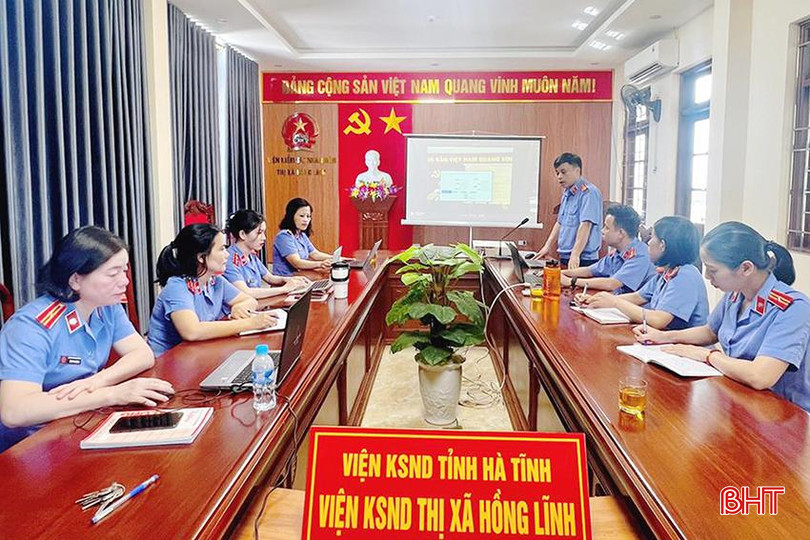 Viện KSND TX Hồng Lĩnh tổ chức tập huấn sơ đồ tư duy. VKS5.jpg