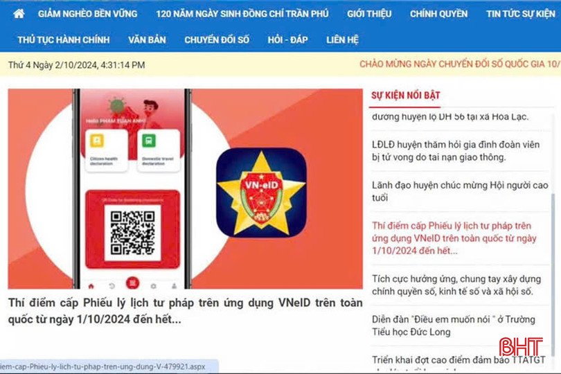 Thông tin về cấp phiếu LLTP được đăng tải trên Cổng thông tin điện tử huyện Đức Thọ. 81e6f09c3935806bd924-2784.jpg