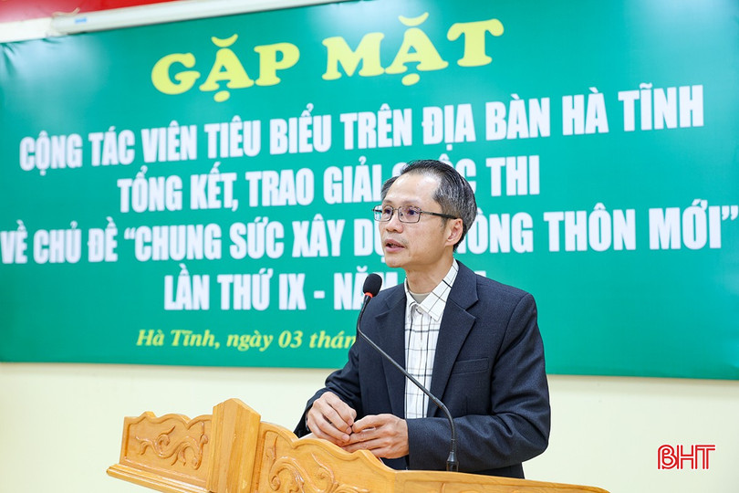 Phó Trưởng ban Tuyên giáo Tỉnh ủy Lê Văn Khánh phát biểu tại hội nghị. bqbht_br_aimg-5260.jpg