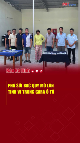 Phá sới bạc quy mô lớn, tinh vi trong gara ô tô 