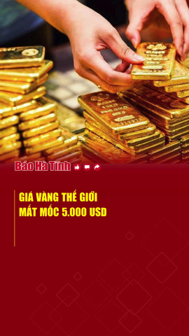 Giá vàng thế giới mất mốc 5.000 USD