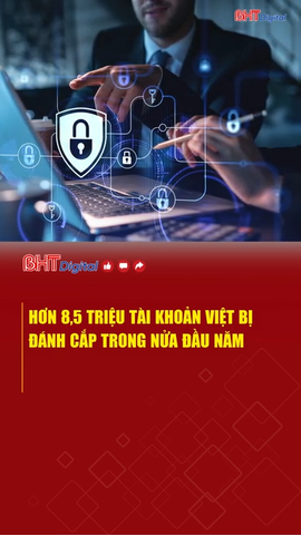 Hơn 8,5 triệu tài khoản Việt bị đánh cắp trong nửa đầu năm